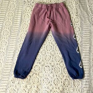 Volcom ombré sweatpants and extra small 0/2 excellent condition